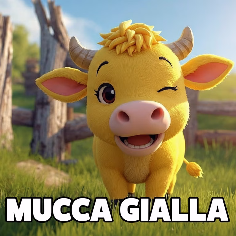 mucca gialla